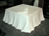 Studio Tetrarch White Fiberglass "Drape" Table