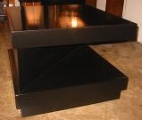 Handsome Pair of Lacquered VKG Side Tables