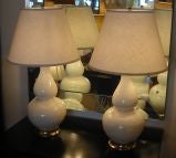 Gorgeous Pair of Blanc de Chine Table Lamps