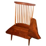 George Nakashima Free Edge Single Arm Chair with Left Arm