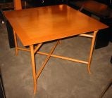 Robsjohn Gibbings Square Cross Leg Occassional Table