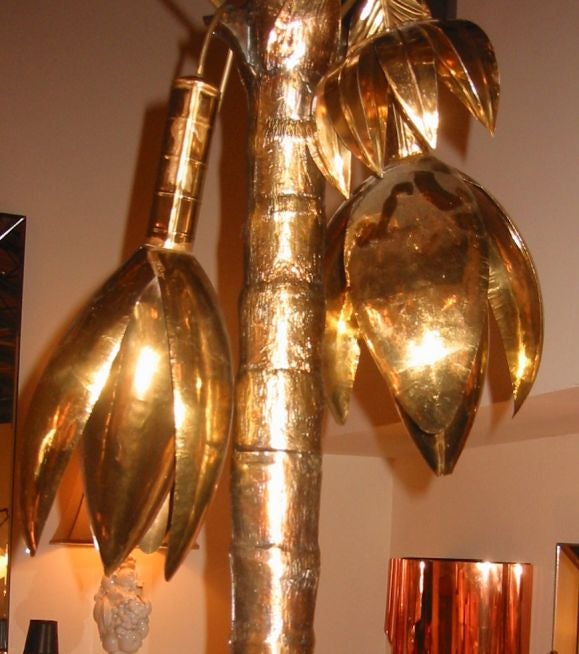 Massive Ten Foot High Arthur Court Palm Tree Sculpture