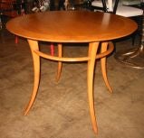 Robsjohn-Gibbings Sabre Leg Round Occasional Table