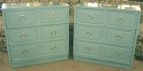 Chic Pair of Dorothy Draper Chests in "Tiffany Box Blue"