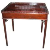 #6083 Chippendale Style Mahogany Side Table #6083 Chippendale Style Mahogany Side Table