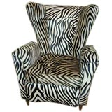 #3641 Zebra Arm Chair