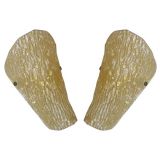 #3520 Pair of Murano Glass Wall Sconces (2 pairs available)