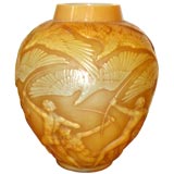 Exceptionnel vase Lalique