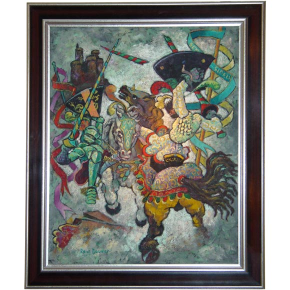 Rene Baumer oil on canvas