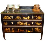 Exceptional Chinoiserie chest of drawers