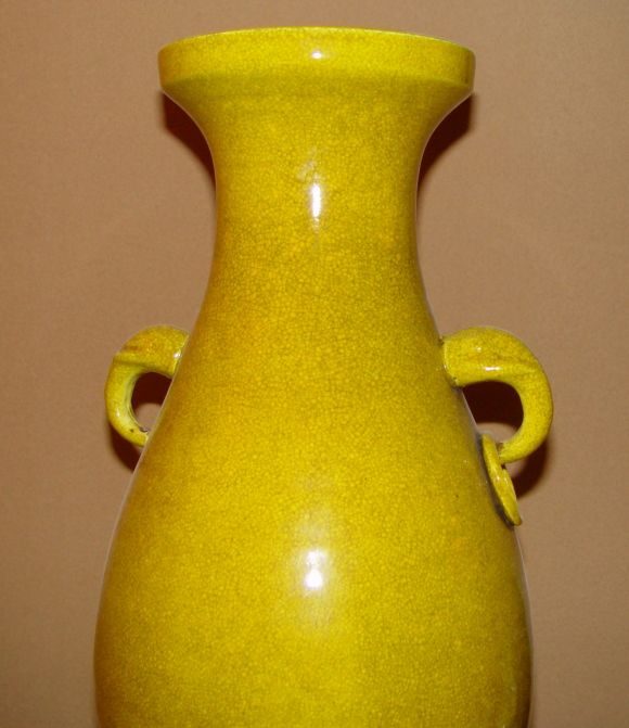 Chinese yellow glaze ceramic