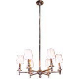 Chrome Neo Classical chandelier