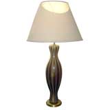 An Elegant tall Italian Murano lamp