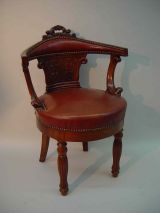 Napoleon III desk armchair
