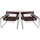 An original Pair of Marcel Breuer amchair