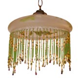 Antique Glass Light Fixture