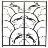 Pair of Art Deco Iron Gates atrributed to Wilhelm Diedrich