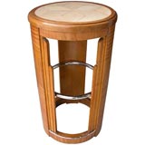 French Art Deco Circular Side Table