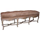 French Regence Style Triple Seat Bench