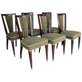 Set of 6 1940's Dining Chairs