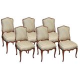 Set of 6 Rococo Dining Chairs