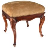 Antique Victorian Carved Stool