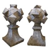 Antique Pair of French Obelisks
