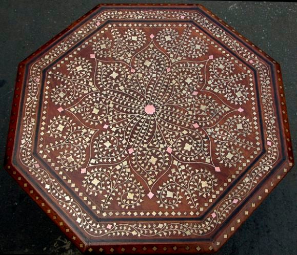 Anglo Indian Octagonal Side Table