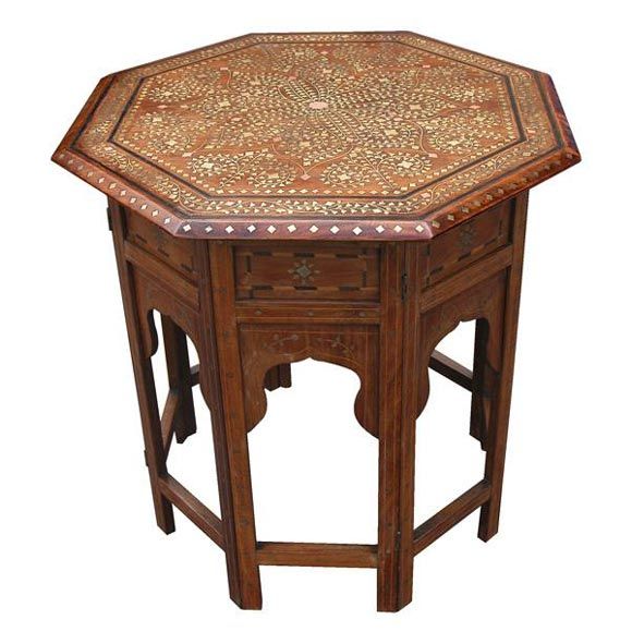 Anglo Indian Octagonal Side Table at 1stDibs