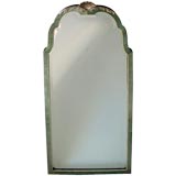 Antique French Art Deco Shagreen Mirror