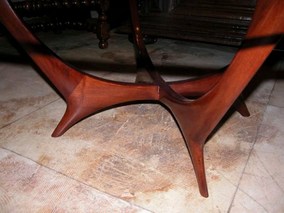 Mid Century Circular Cocktail Table