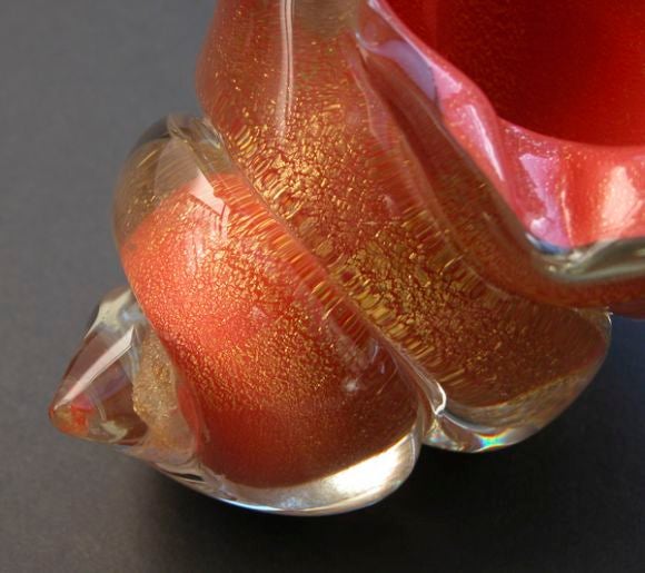 Iitalian Mid-Century Glass Shell