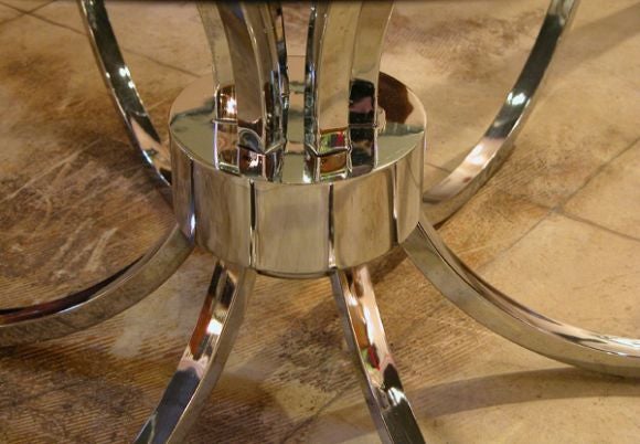 An American 1970's Circular Cocktail Table