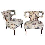 Pair of American Tub Chairs