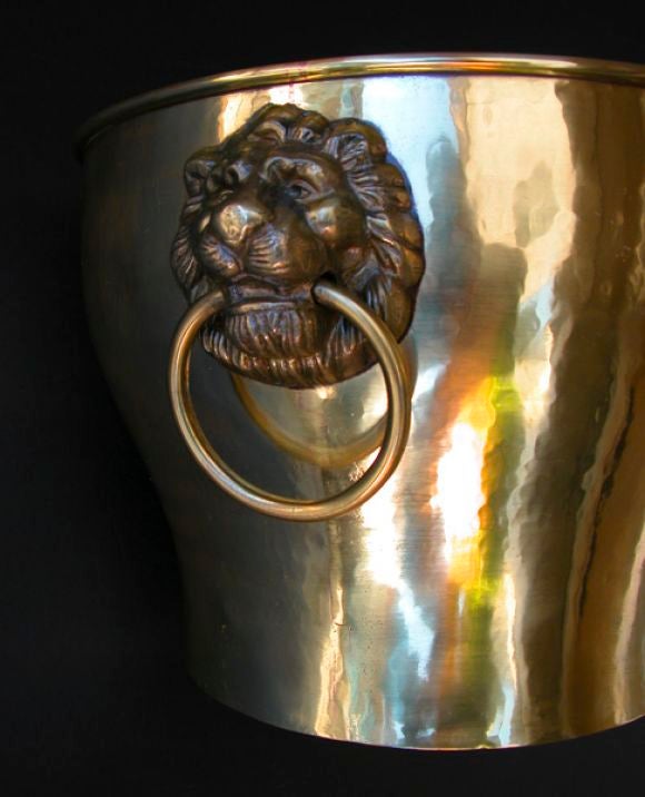 Russian Arts & Crafts Hand-Hammered Jardiniere