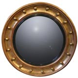 Antique Giltwood Bullseye Mirror