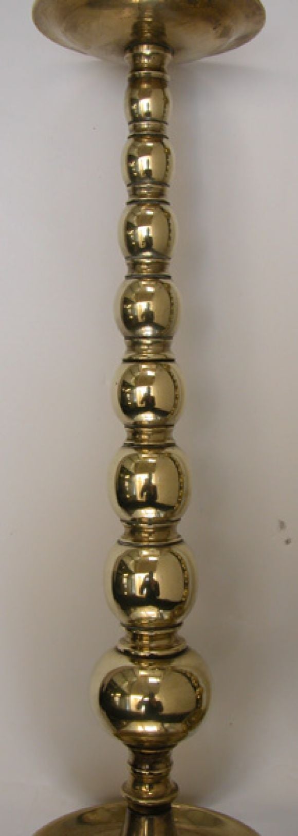 A Large-Scaled Pair of Dutch Candlesticks