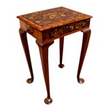 A Good Quality English Queen Anne Style Work Table