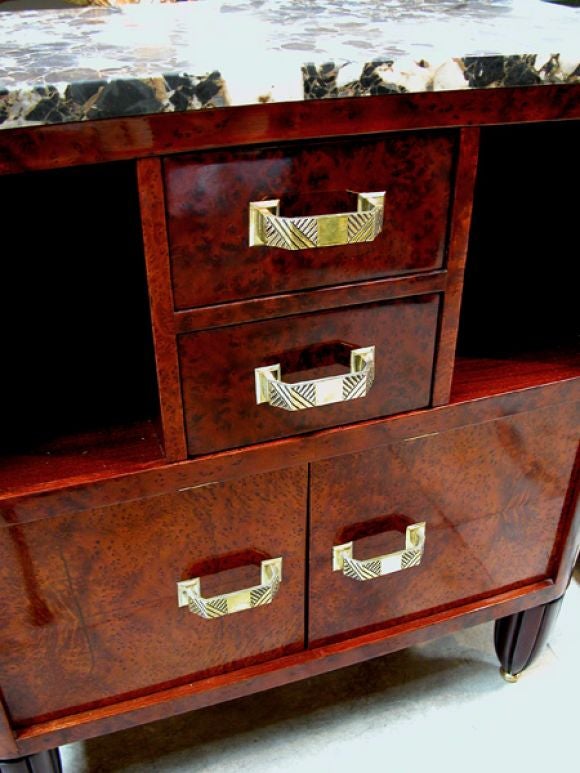 20th Century A French Art Deco 2-Drawer Commode