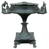 A Neoclassical Style Double Handled Urn