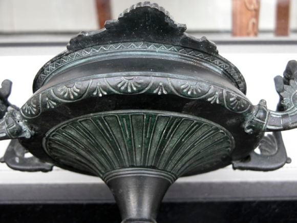 A Neoclassical Style Double Handled Urn