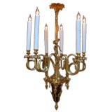 A French Louis XV Style Gilt-Bronze 6-Light Chandelier