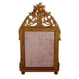 A french Louis XVI Giltwood Mirror