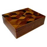 A Handsome Tunbridge Ware Rectangular Wooden Box