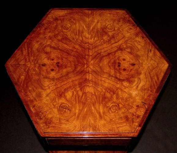 Mid-20th Century A Diminutive Pair of American 1940's Hexagonal Tables