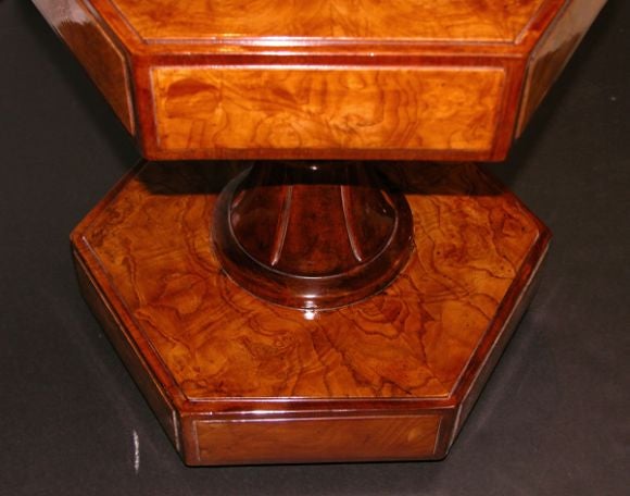 A Diminutive Pair of American 1940's Hexagonal Tables 1