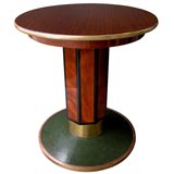An Austrian Secessionist Mahogany Circular Side Table by Thonet