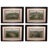 Finely Rendered Set of Topographical Engravings by Johannes Kip