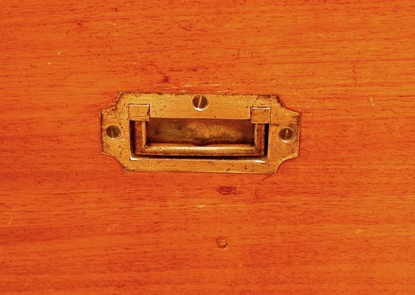 An Australian Faded Mahogany 5-Drawer Campaign Chest