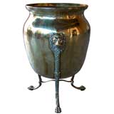 A Large-Scaled English George III Style Brass Coal Urn